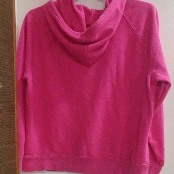 GAP Women's Vibrant Pink Zip-Up Hoodie - Picture 4 of 4